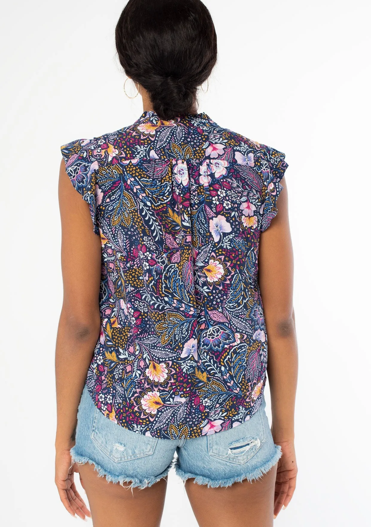 Bailey Flutter Sleeve Top sold by lovestitch product image thumbnail 4