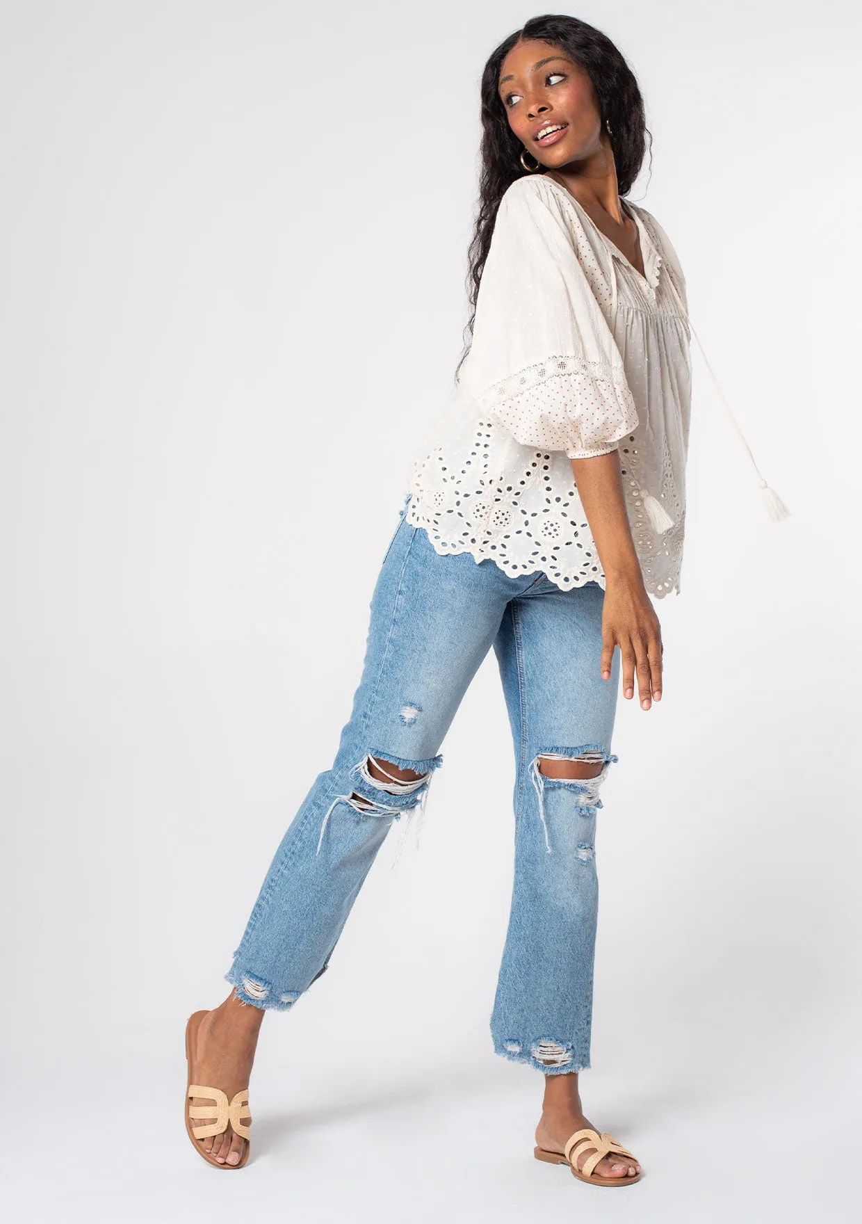 I Choose You Embroidered Top sold by lovestitch product image thumbnail 5