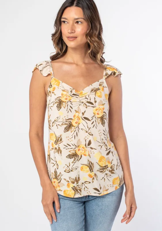 Tabitha Flutter Sleeve Top sold by lovestitch