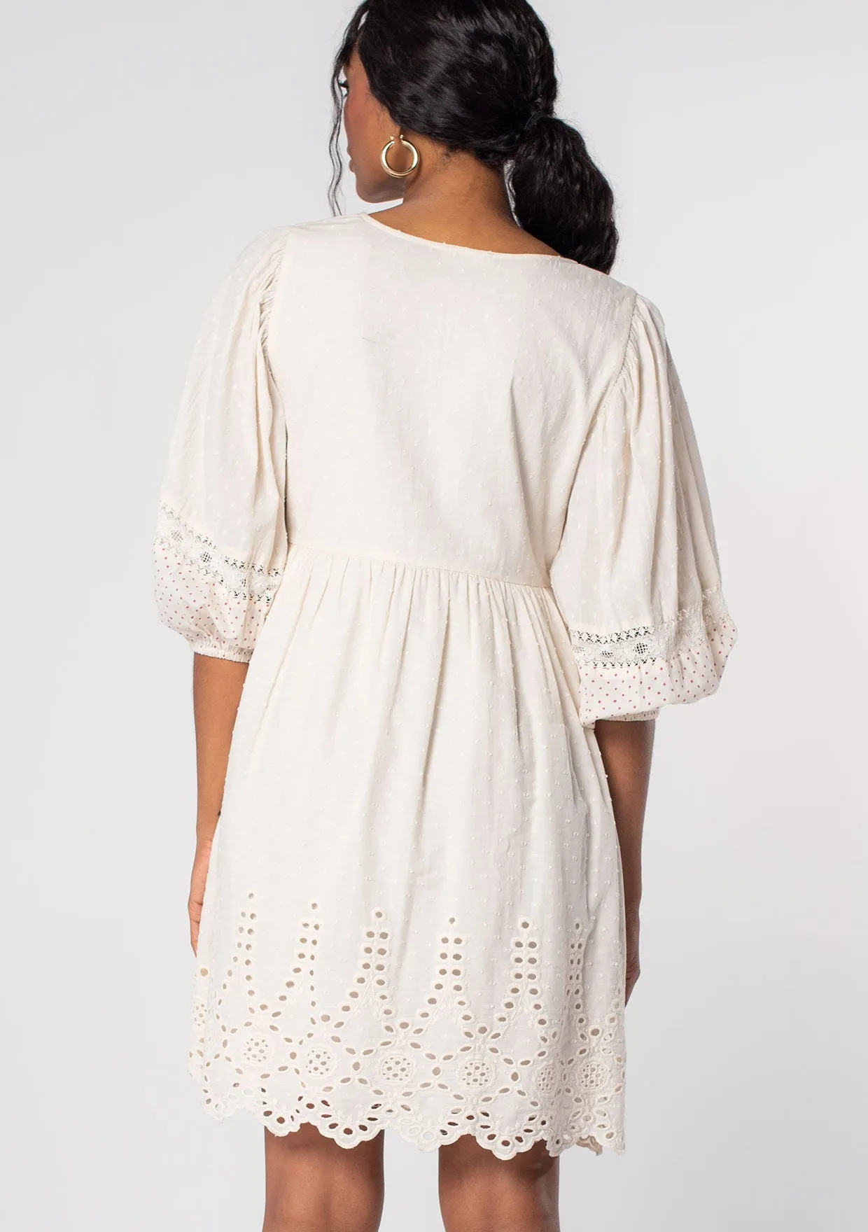 Summer Lovin Embroidered Mini Dress sold by lovestitch product image thumbnail 3