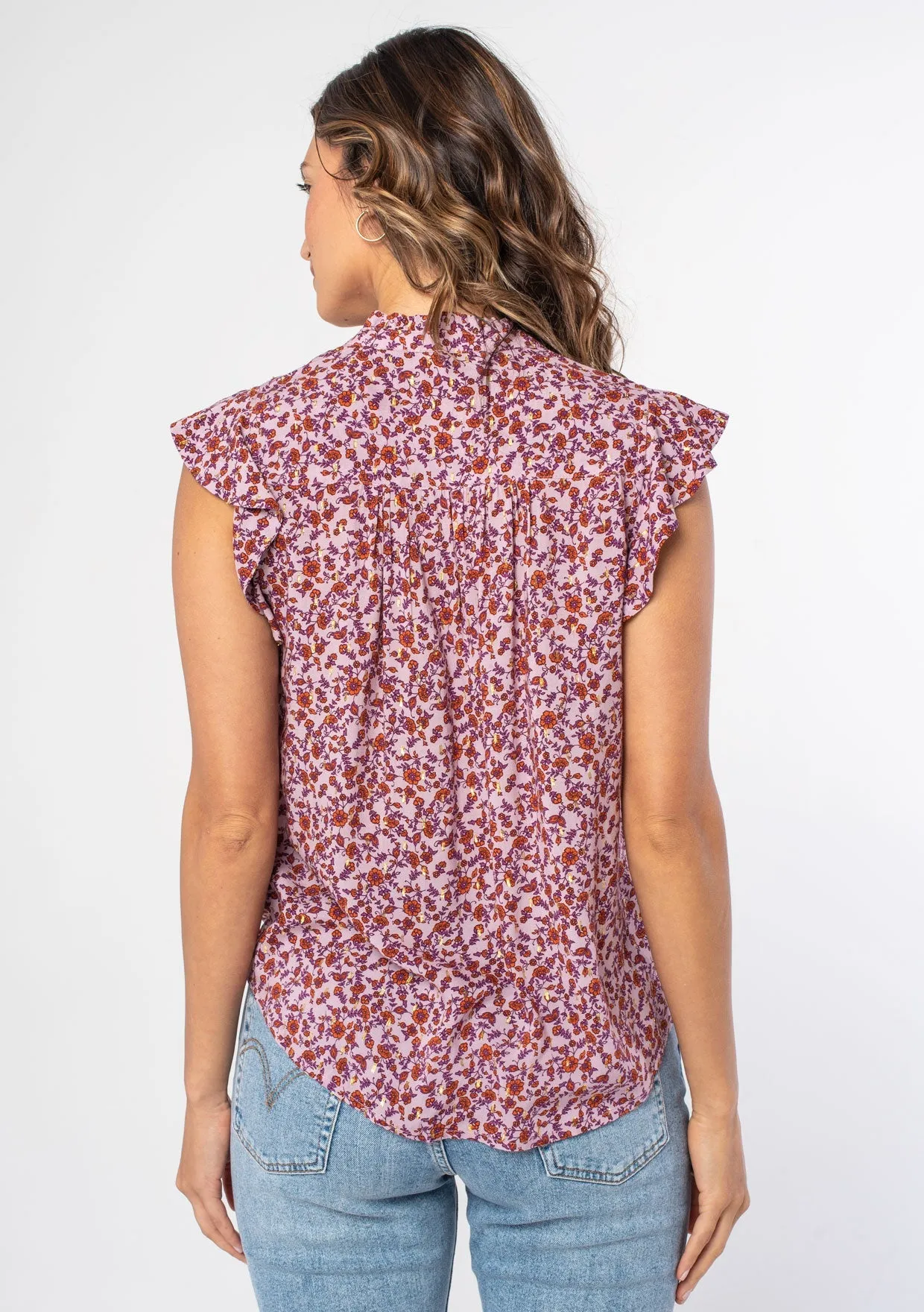 Sabine Flutter Sleeve Top sold by lovestitch product image thumbnail 2
