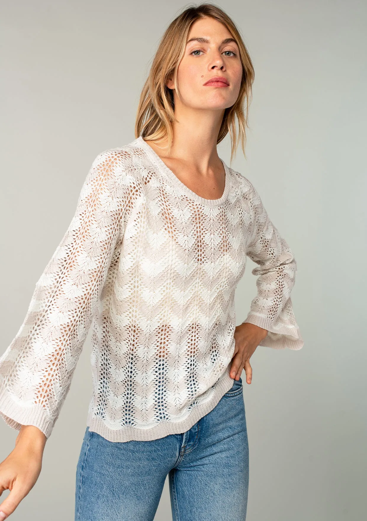Yara Bell Sleeve Sweater sold by lovestitch product image thumbnail 5