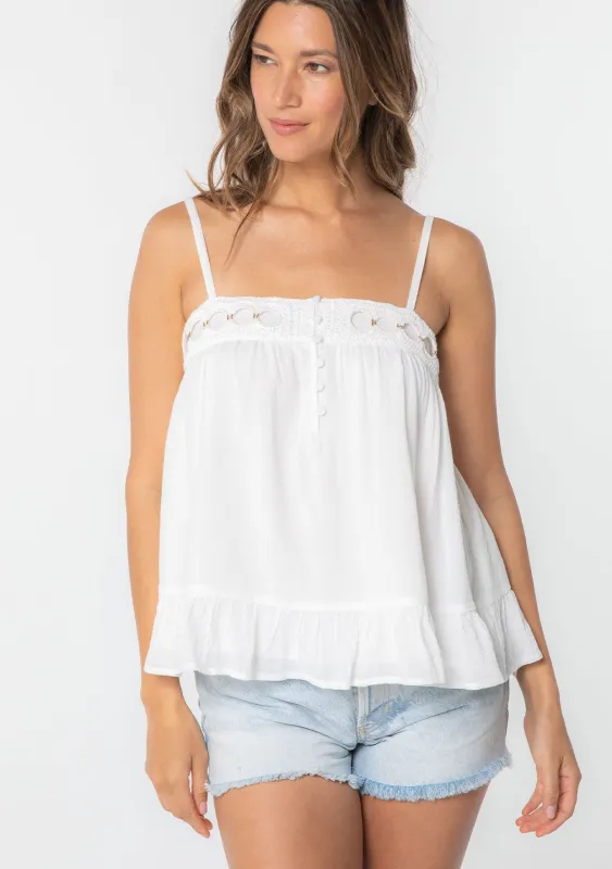 Holmby Crochet Tank Top sold by lovestitch