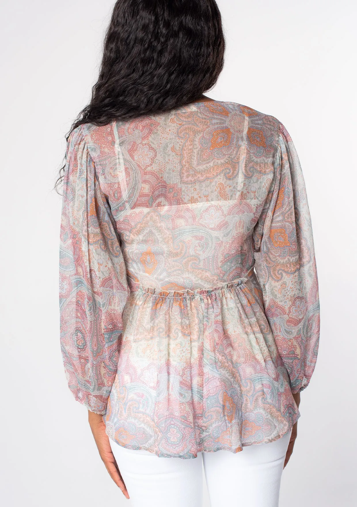 Destiny Sheer Paisley Top sold by lovestitch product image thumbnail 2