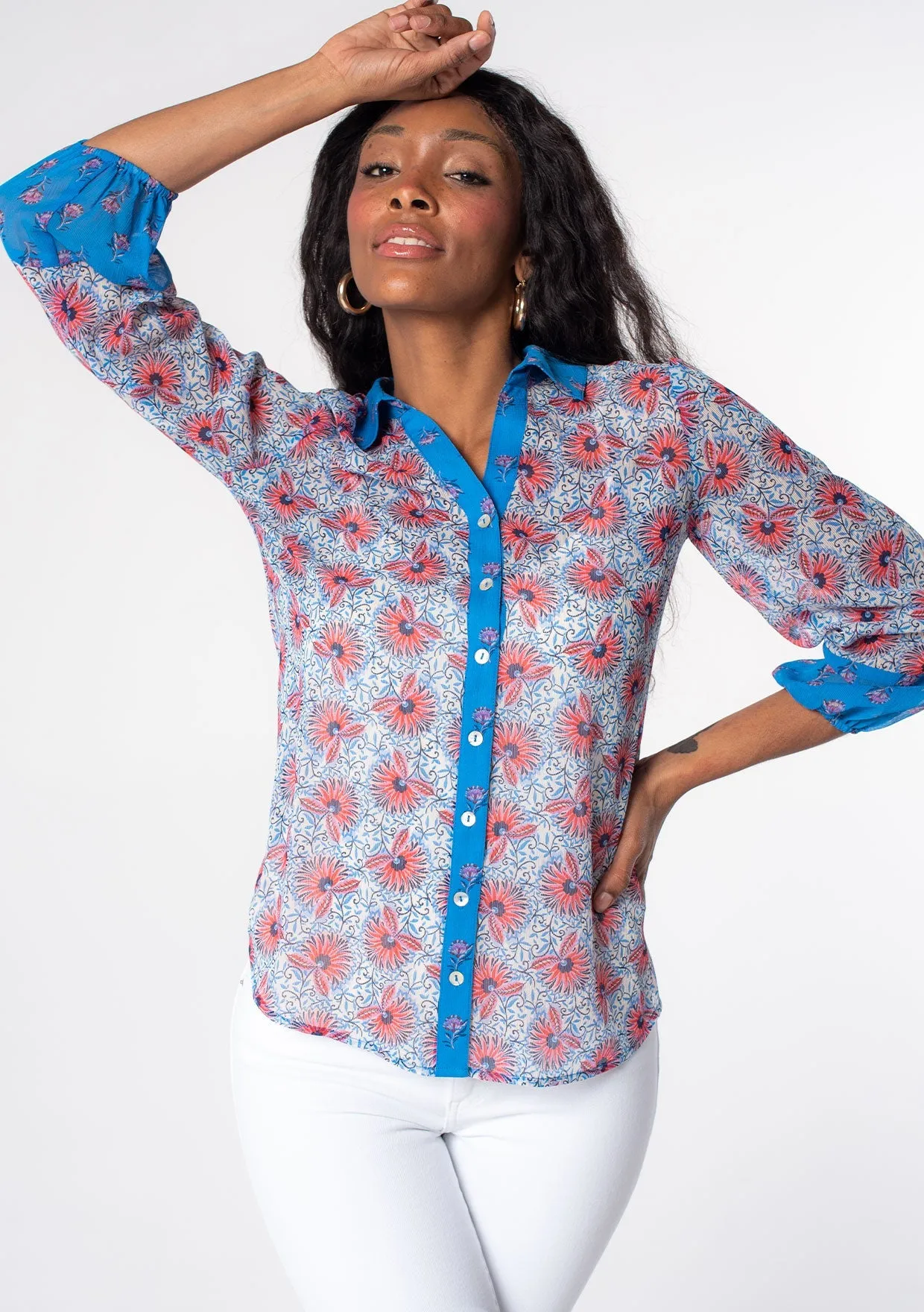 In The Groove Button Up Top sold by lovestitch product image thumbnail 5