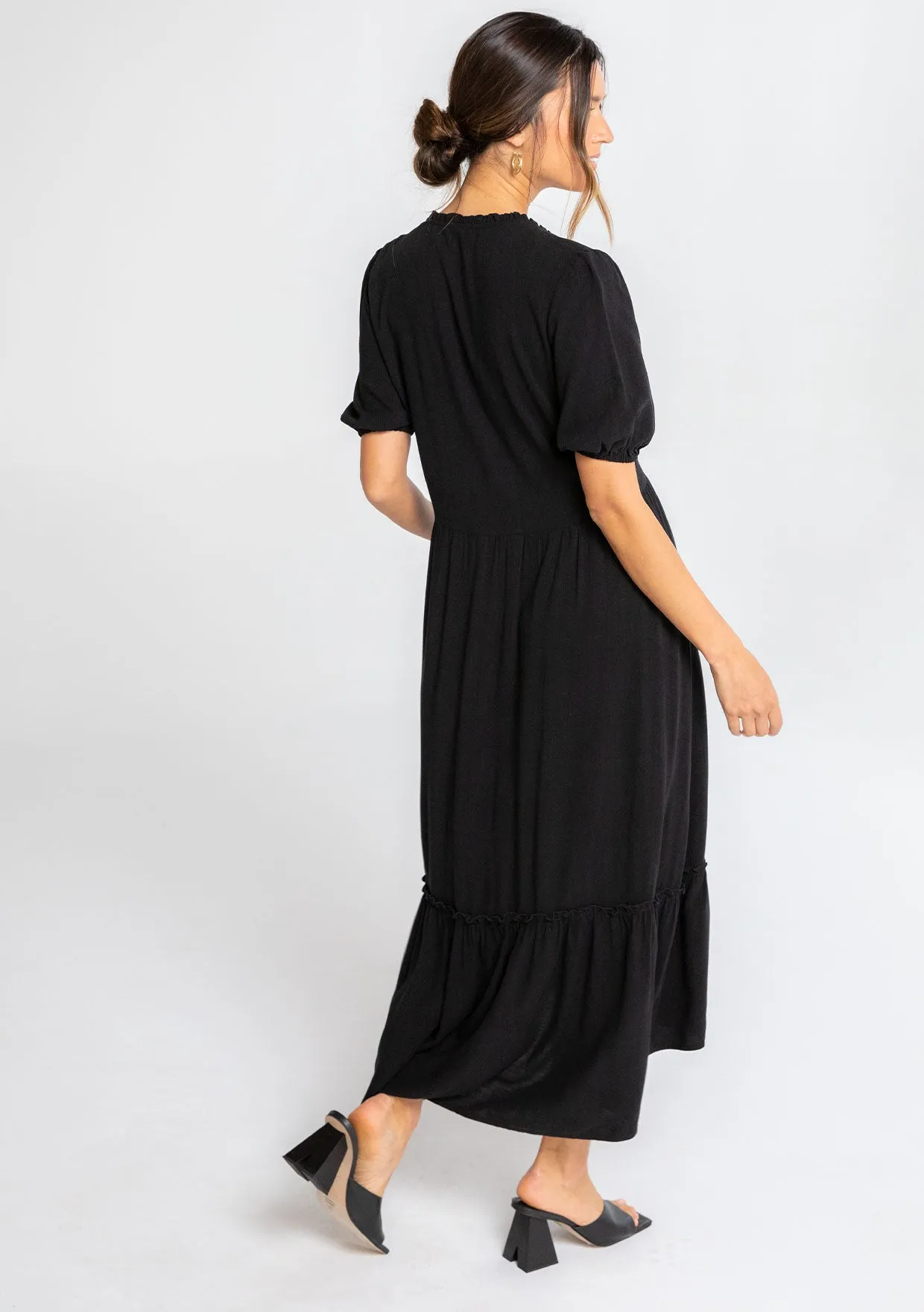 Hannah Button Front Midi Dress sold by lovestitch product image thumbnail 2