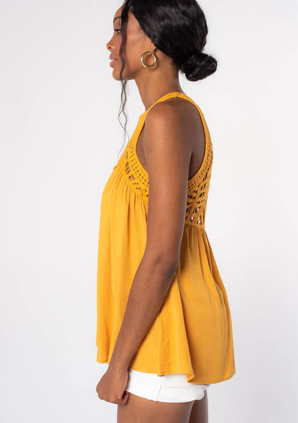 Casey Crochet Tank Top sold by lovestitch product image thumbnail 3