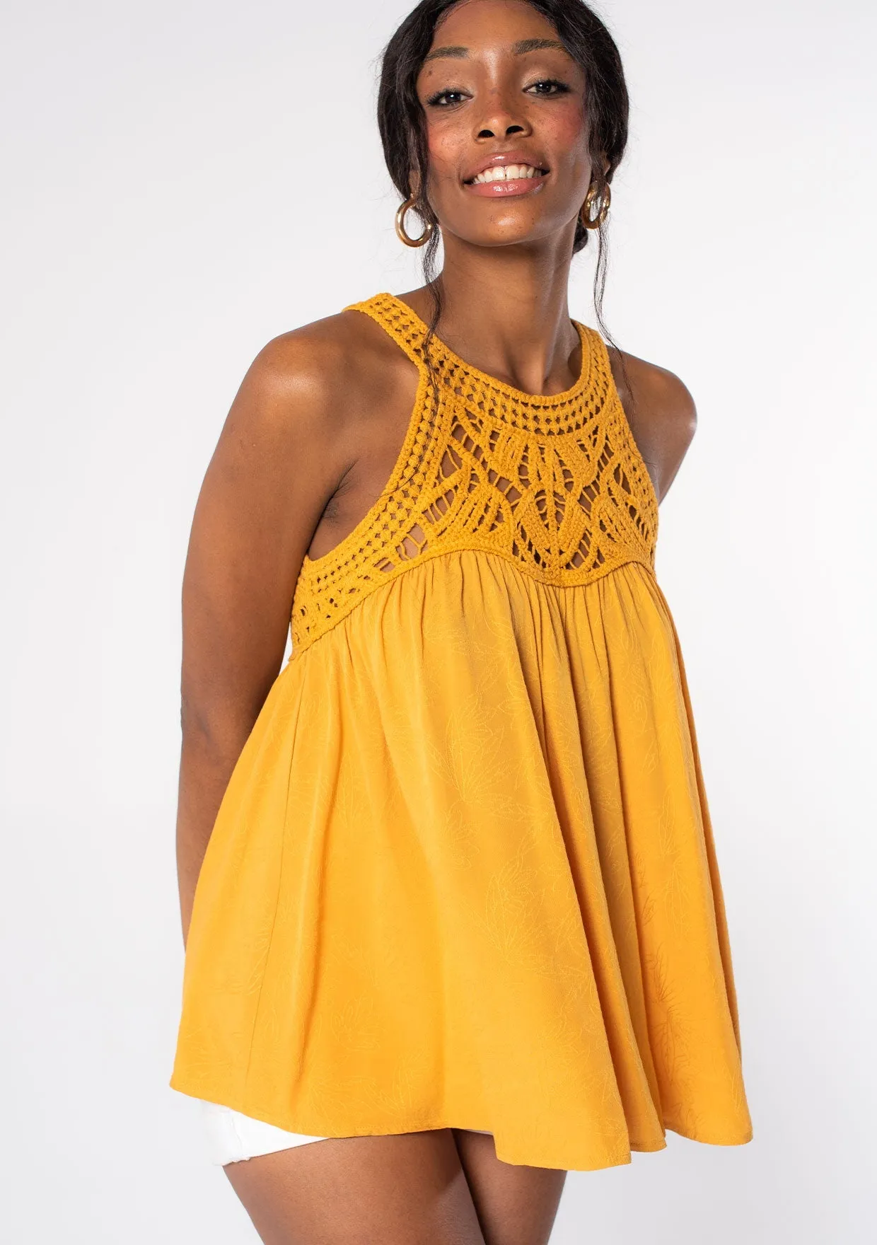 Casey Crochet Tank Top sold by lovestitch product image thumbnail 5