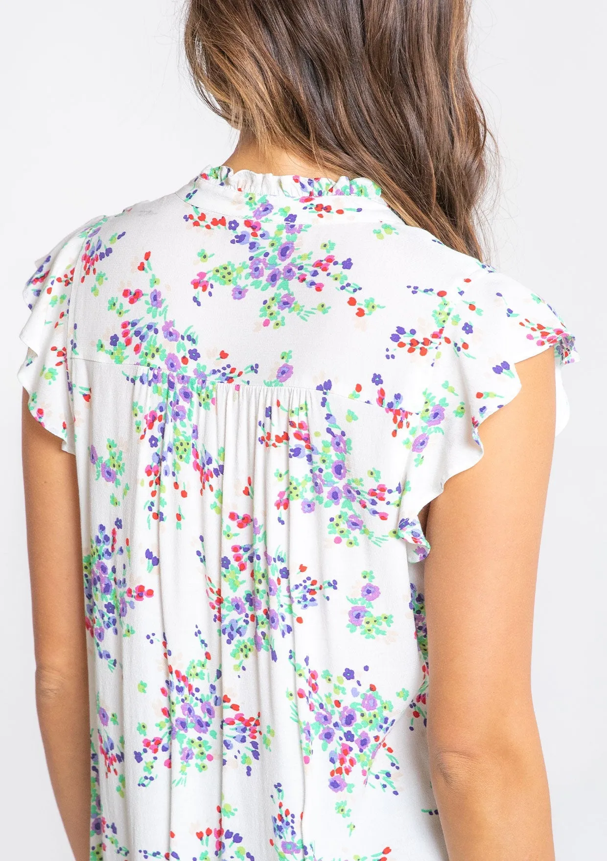 Rosehip Flutter Sleeve Top sold by lovestitch product image thumbnail 3