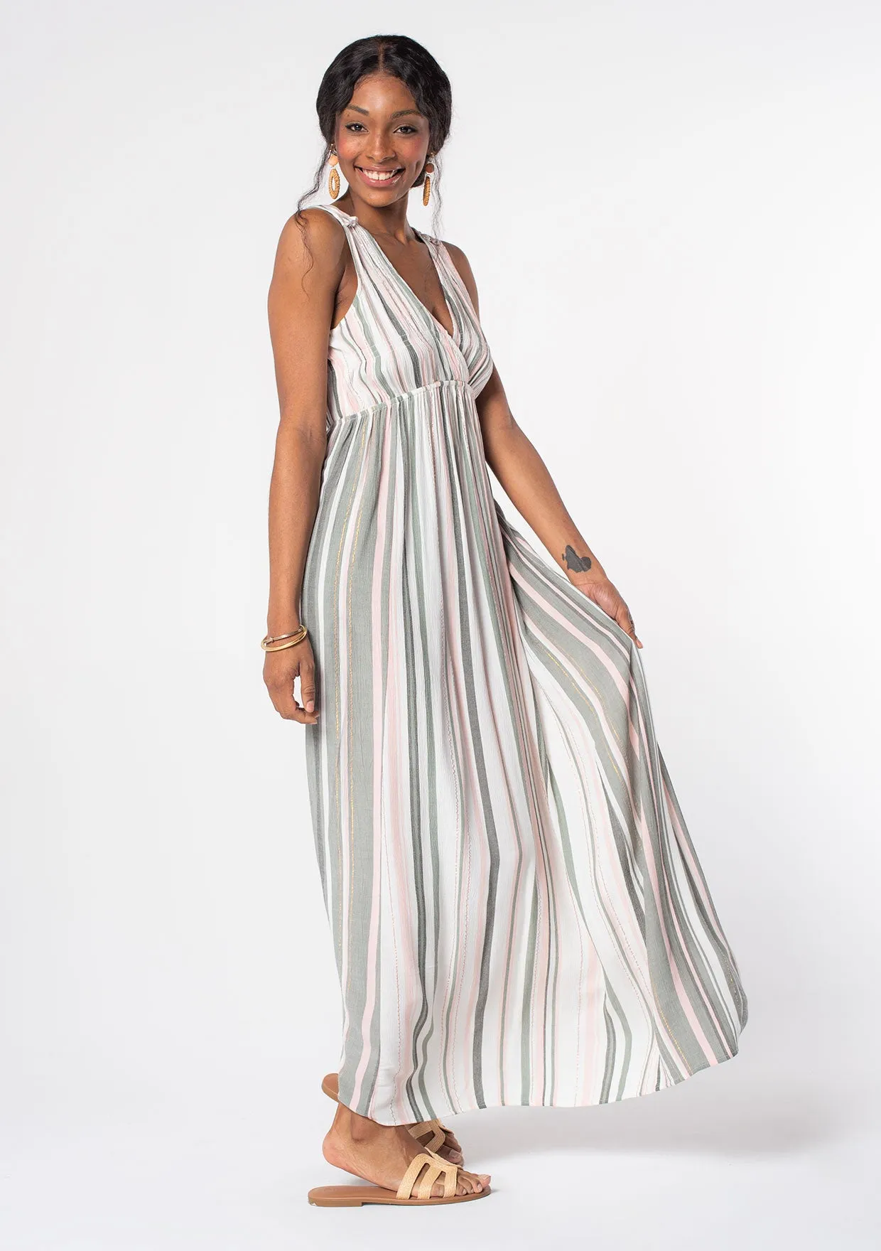 Shine On Striped Maxi Dress sold by lovestitch product image thumbnail 4