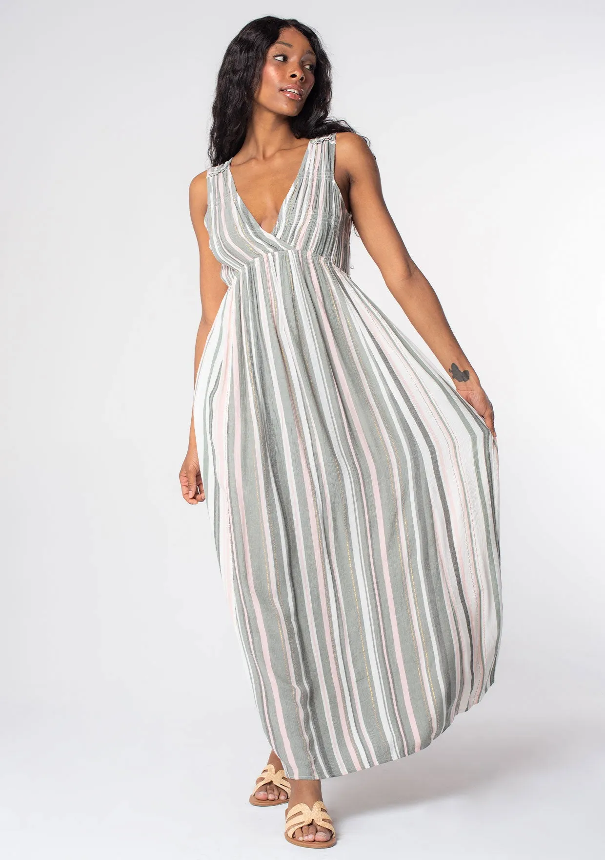 Shine On Striped Maxi Dress sold by lovestitch product image thumbnail 5