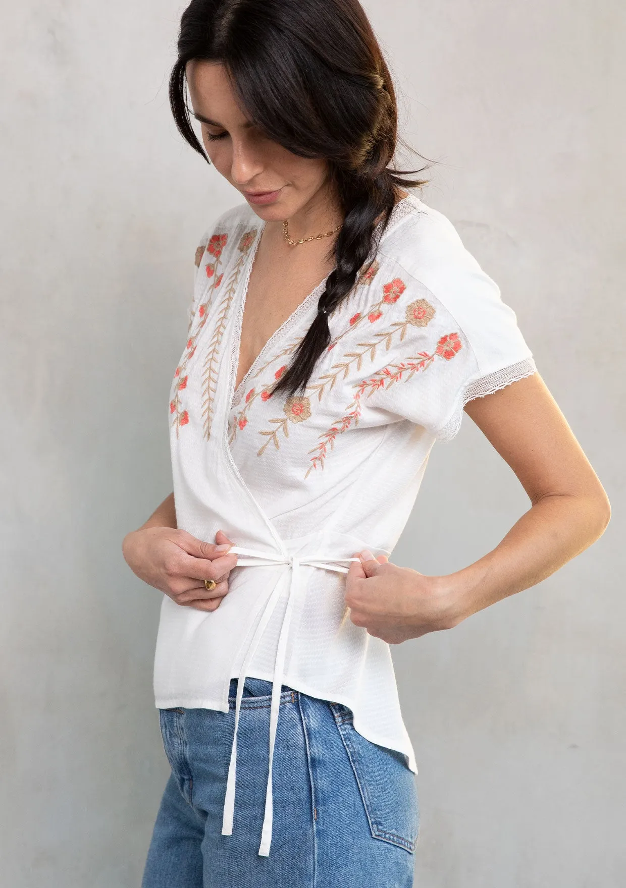 Romy Wrap Top sold by lovestitch product image thumbnail 4