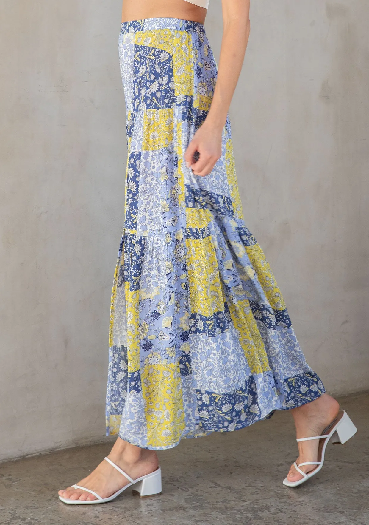 Lovisa Patchwork Maxi Skirt sold by lovestitch product image thumbnail 4