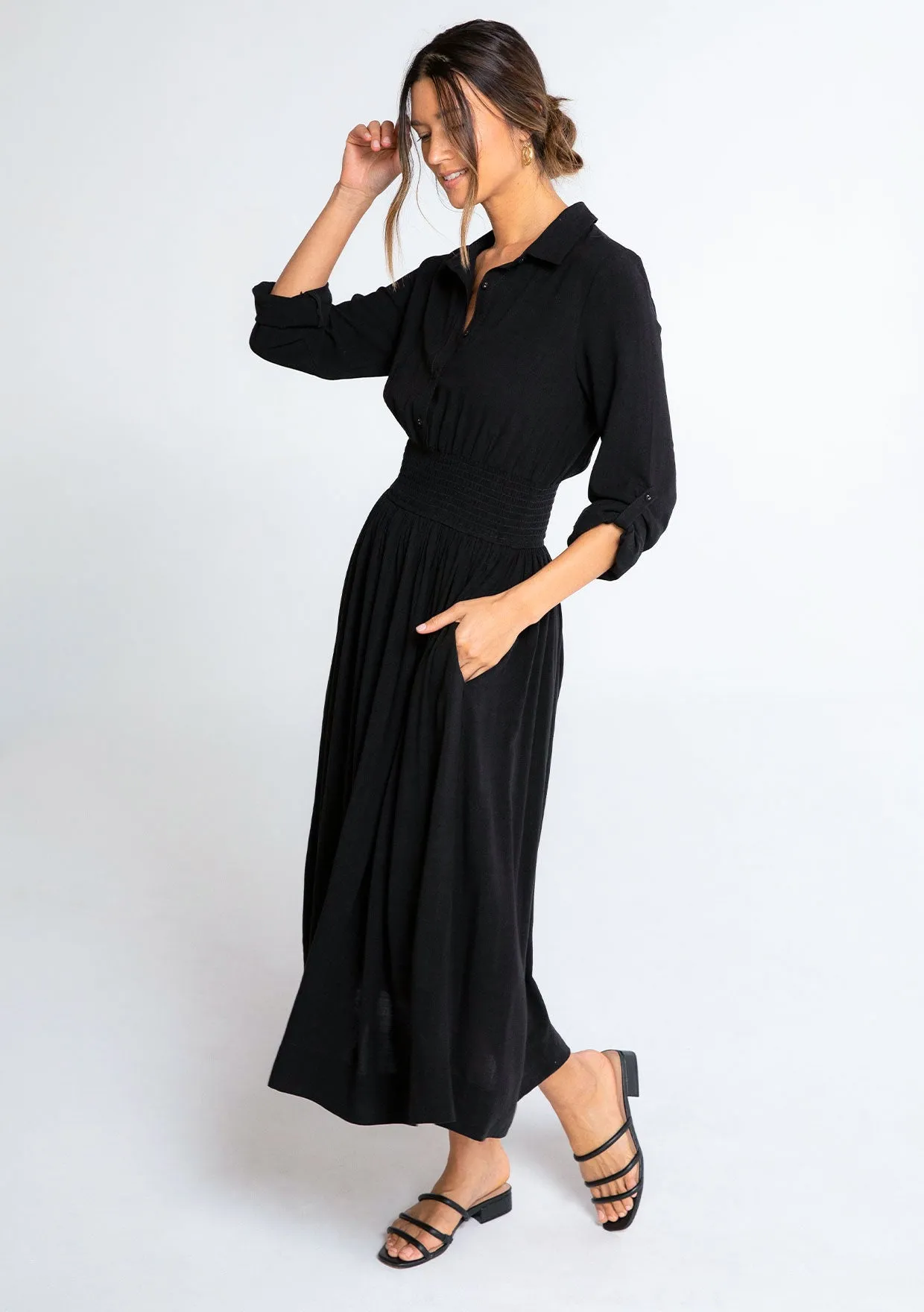 Dakota Midi Shirt Dress sold by lovestitch product image thumbnail 5