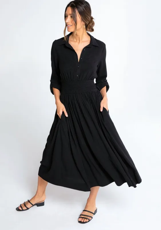 Dakota Midi Shirt Dress sold by lovestitch