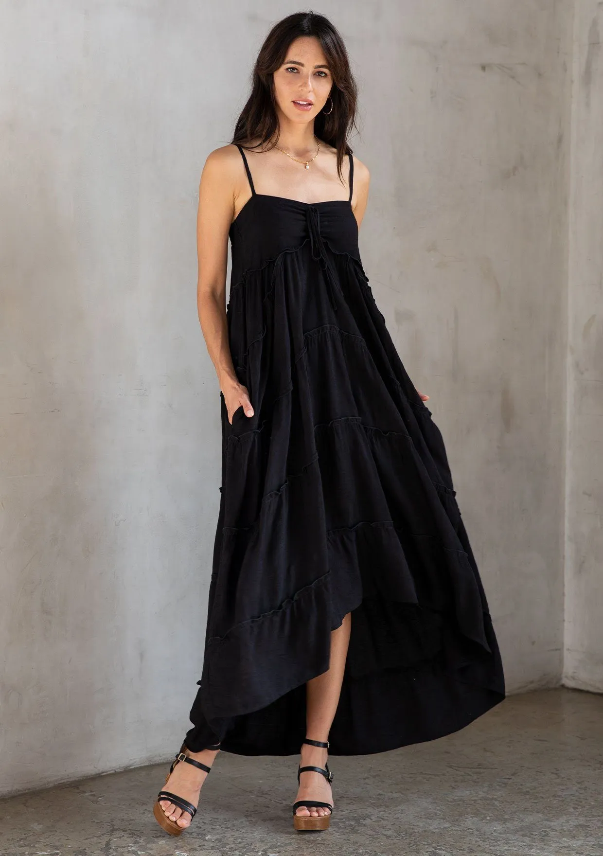 Wavelength Tiered Maxi Dress sold by lovestitch product image thumbnail 2