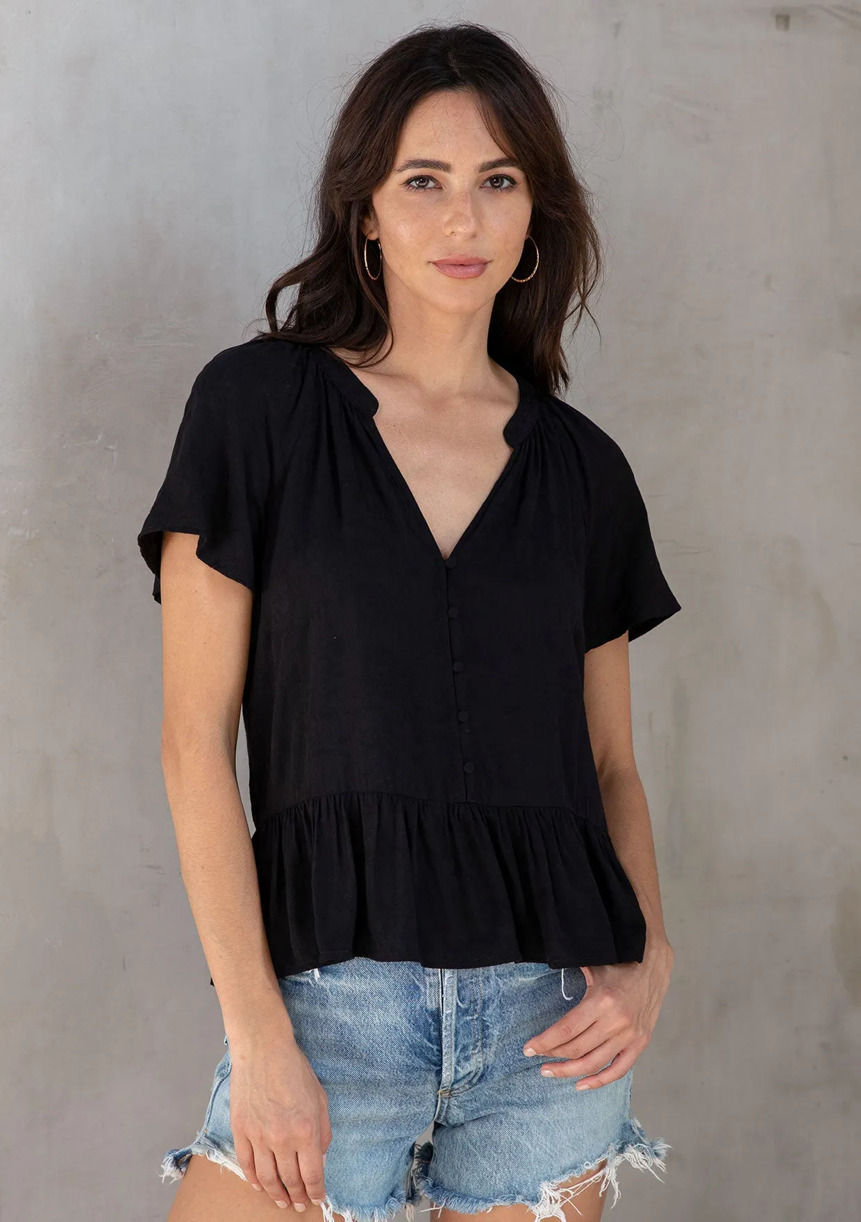 Stories Flutter Sleeve Top sold by lovestitch product image thumbnail 5