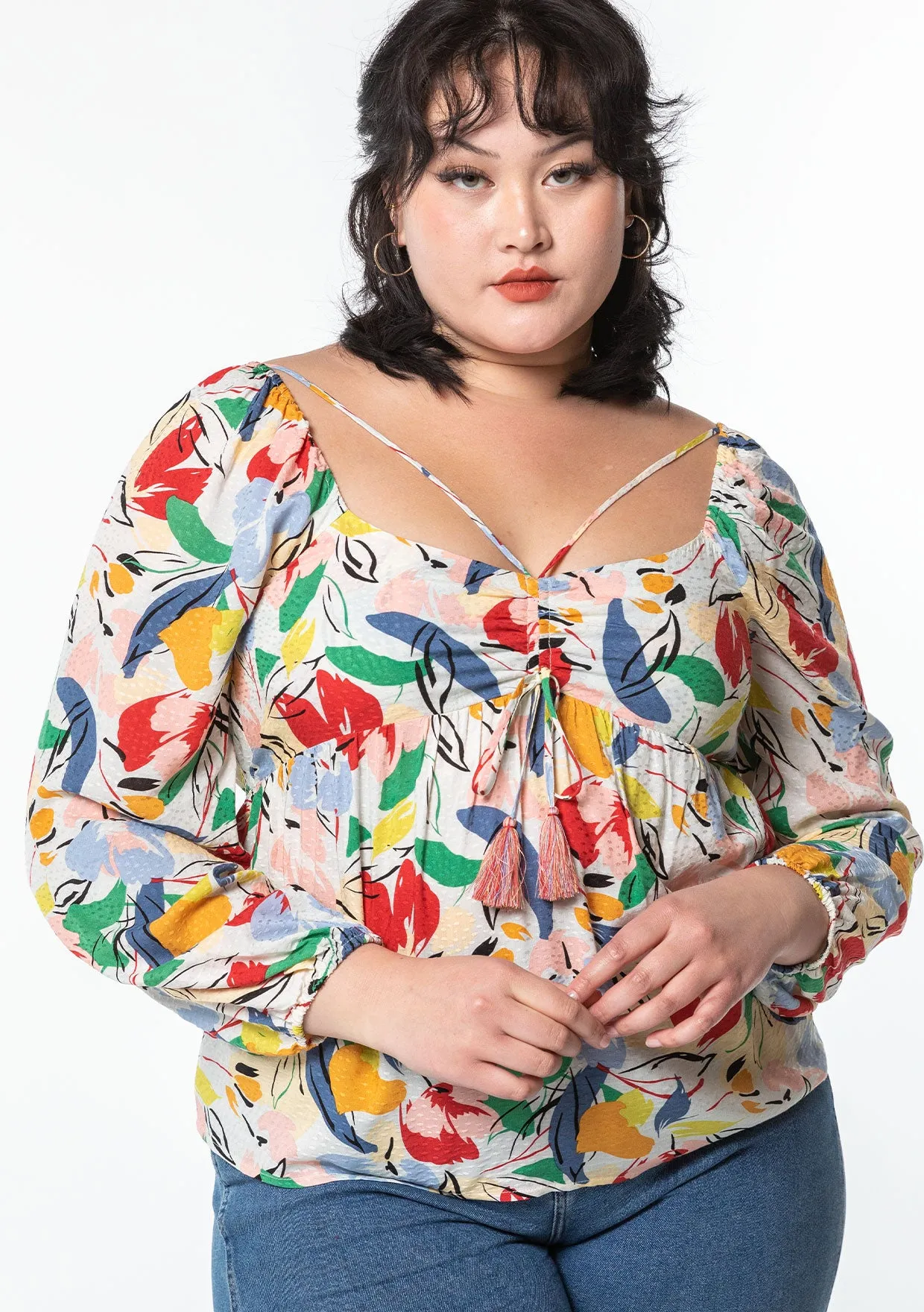 Jasper Ruched Top sold by lovestitch product image thumbnail 5