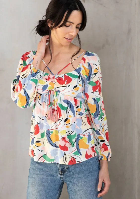 Jasper Ruched Top sold by lovestitch