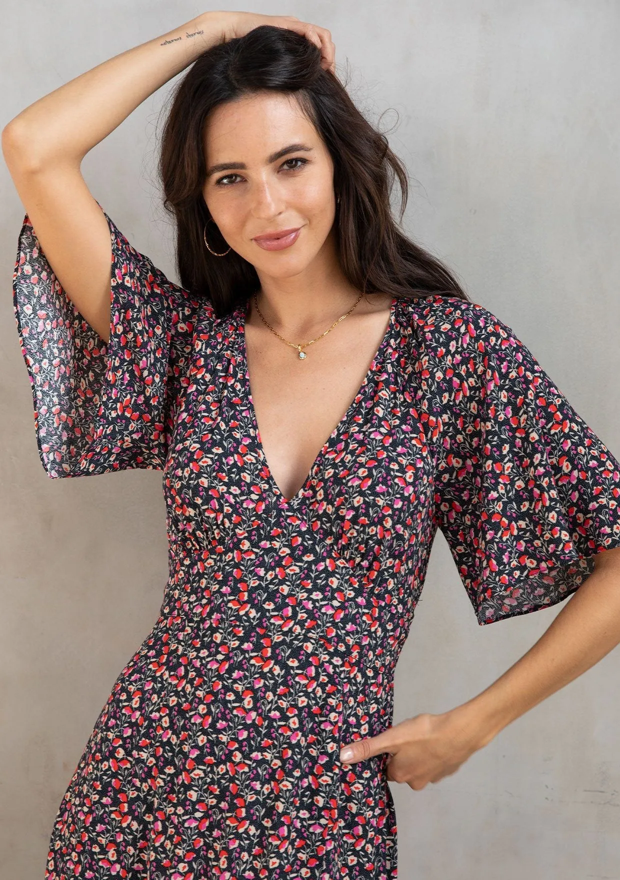 Agnes Floral Maxi Dress sold by lovestitch product image thumbnail 4