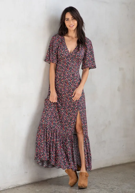 Agnes Floral Maxi Dress sold by lovestitch