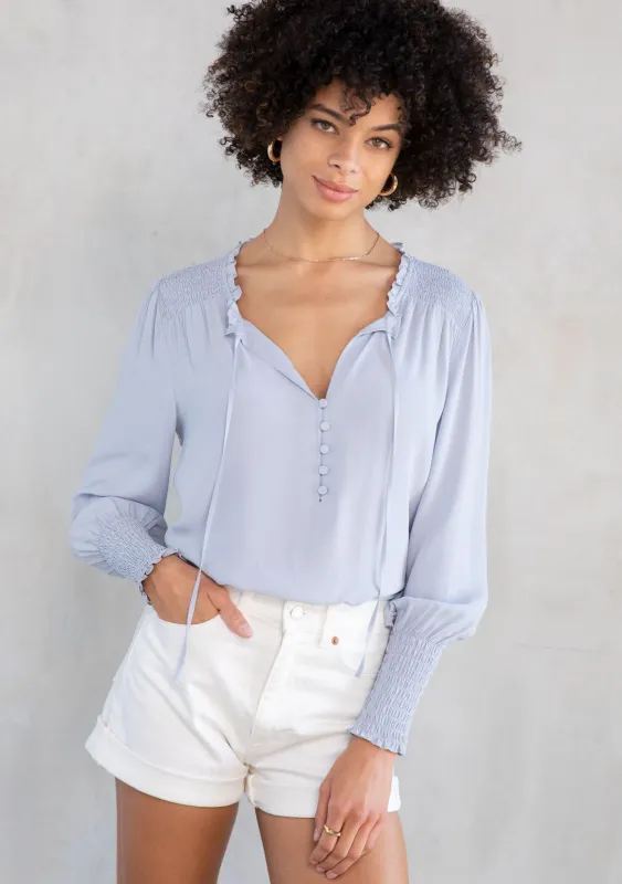 Time Flies Silky Blouse sold by lovestitch