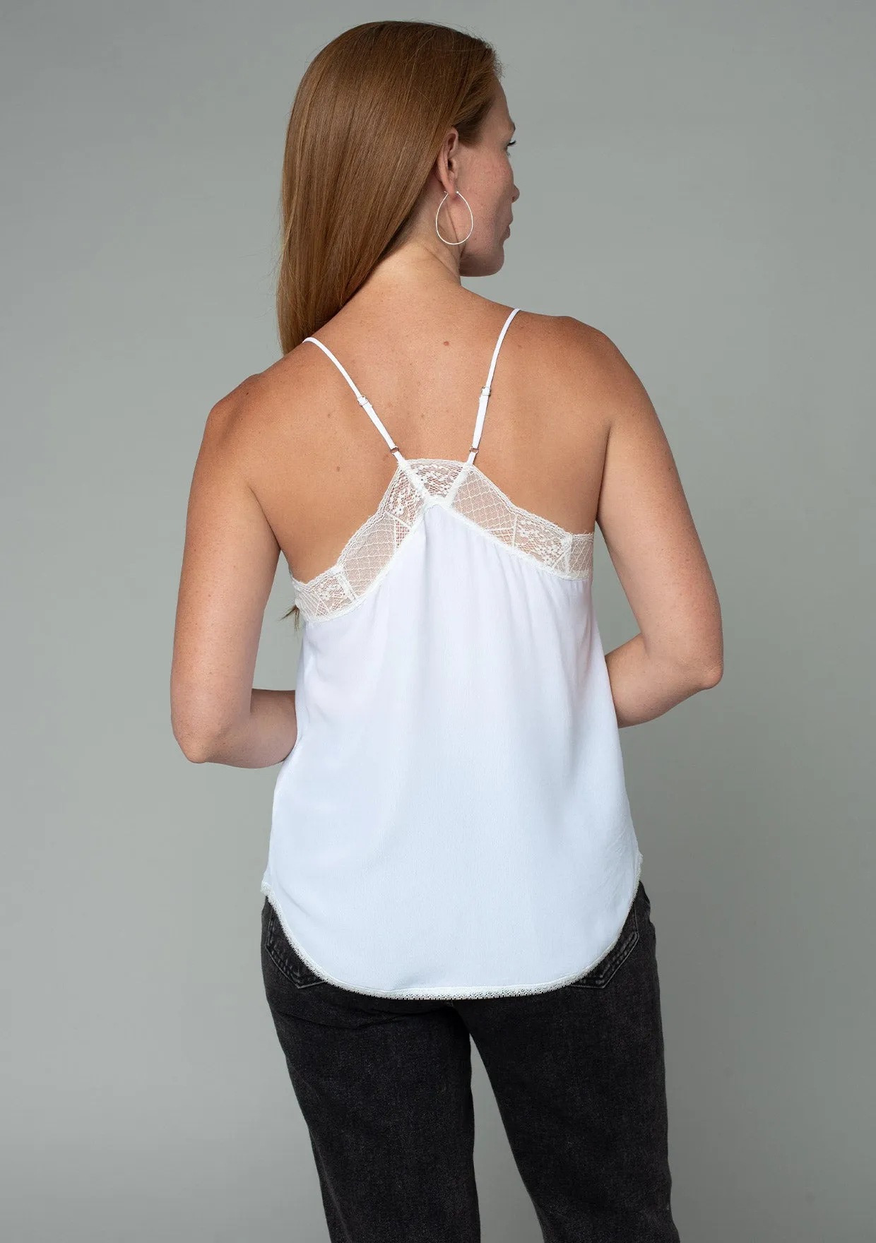 Lura Silky Lace Trim Camisole sold by lovestitch product image thumbnail 2