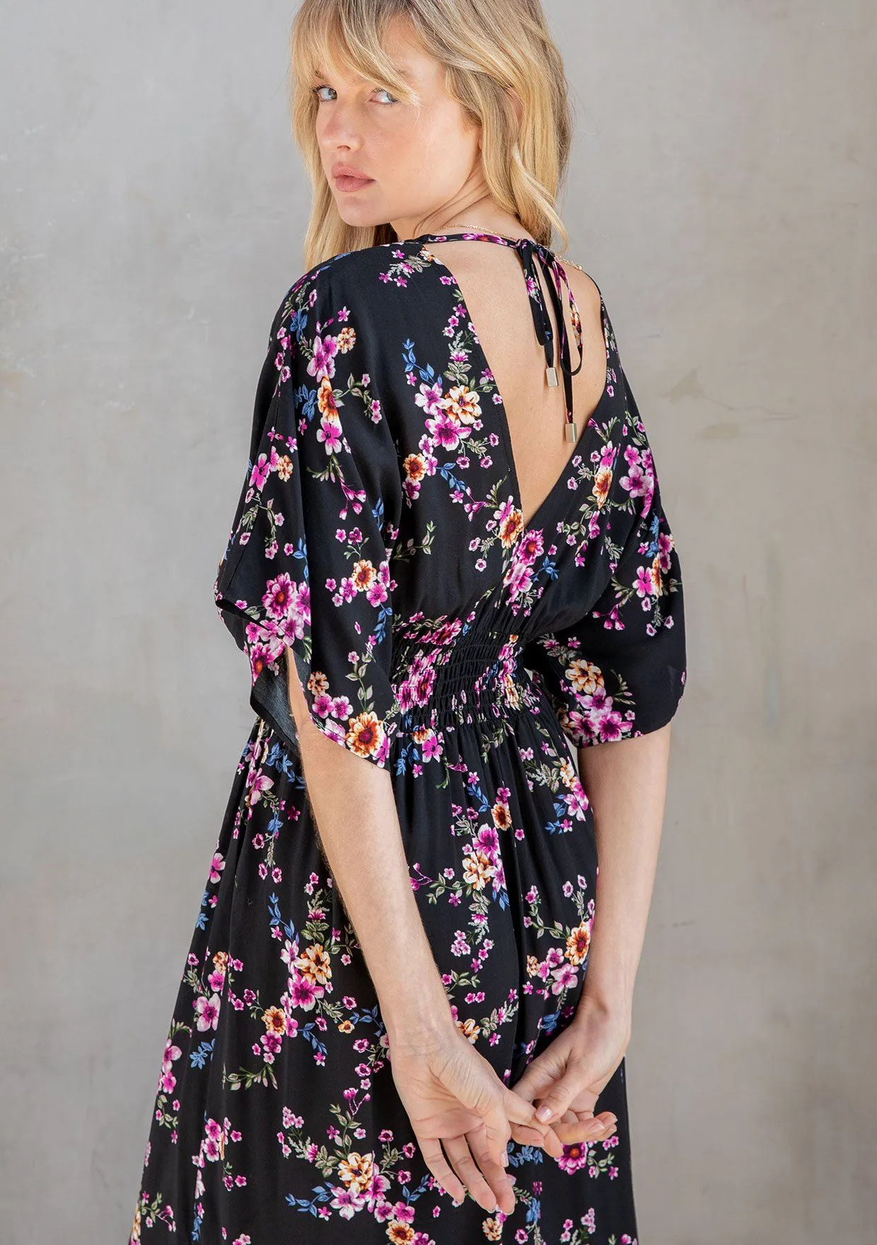 Getaway Kimono Sleeve Maxi Dress sold by lovestitch product image thumbnail 3