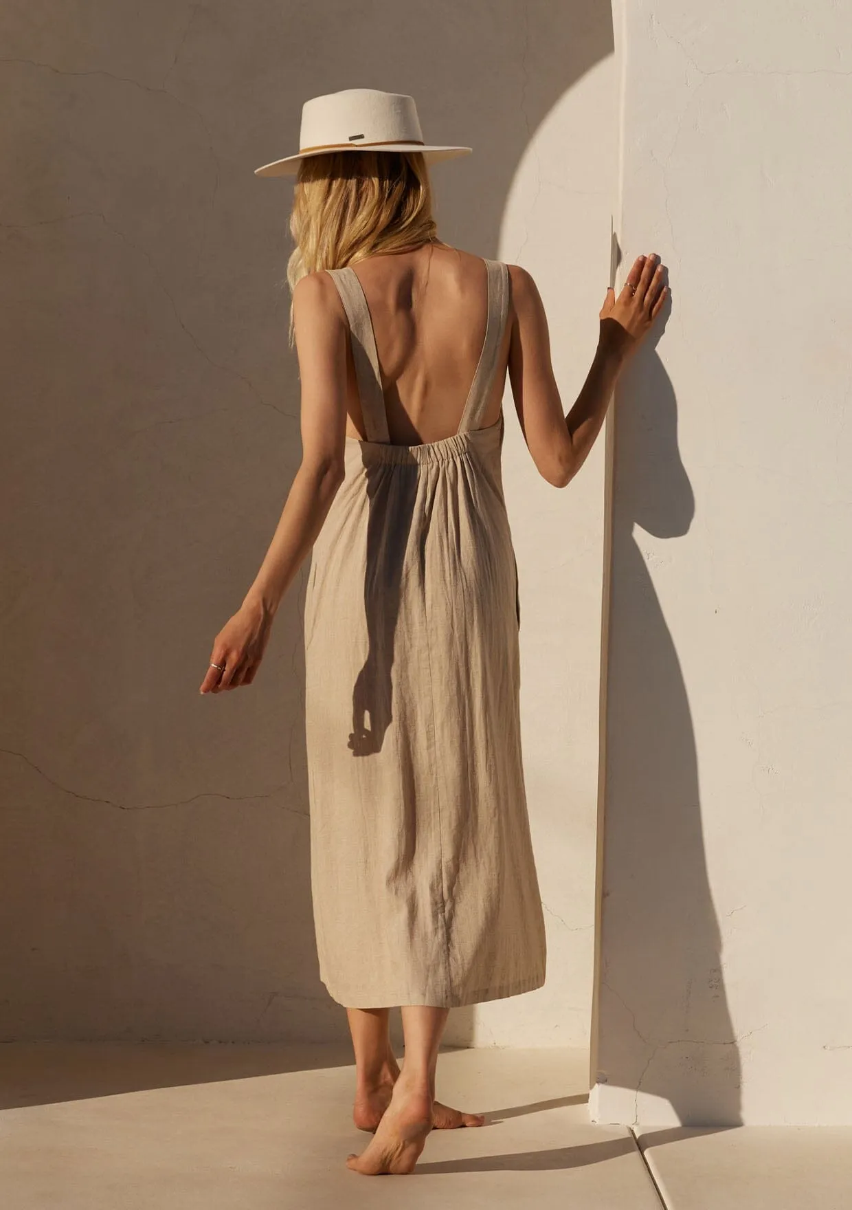 Canyon Linen Midi Dress sold by lovestitch product image thumbnail 2