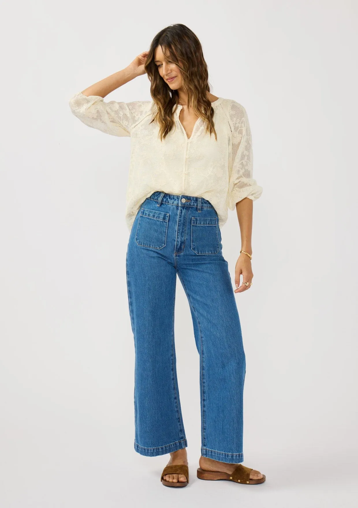 Kaelen Sheer Blouse sold by lovestitch product image thumbnail 5