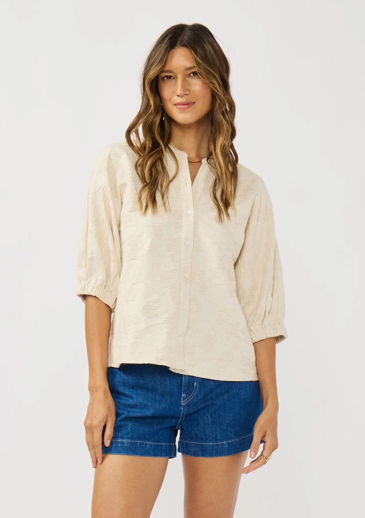 Stevie Button Front Top sold by lovestitch