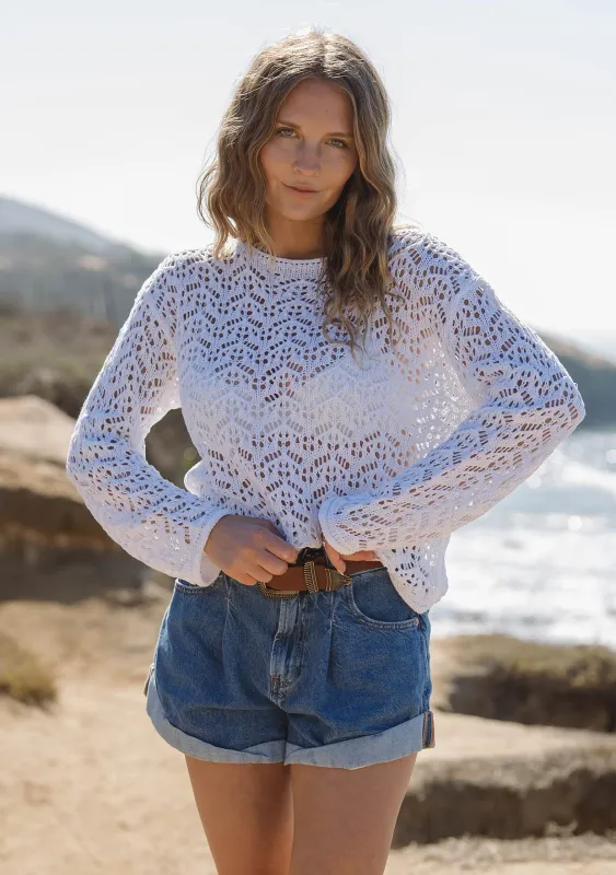 Isla Crochet Top sold by lovestitch