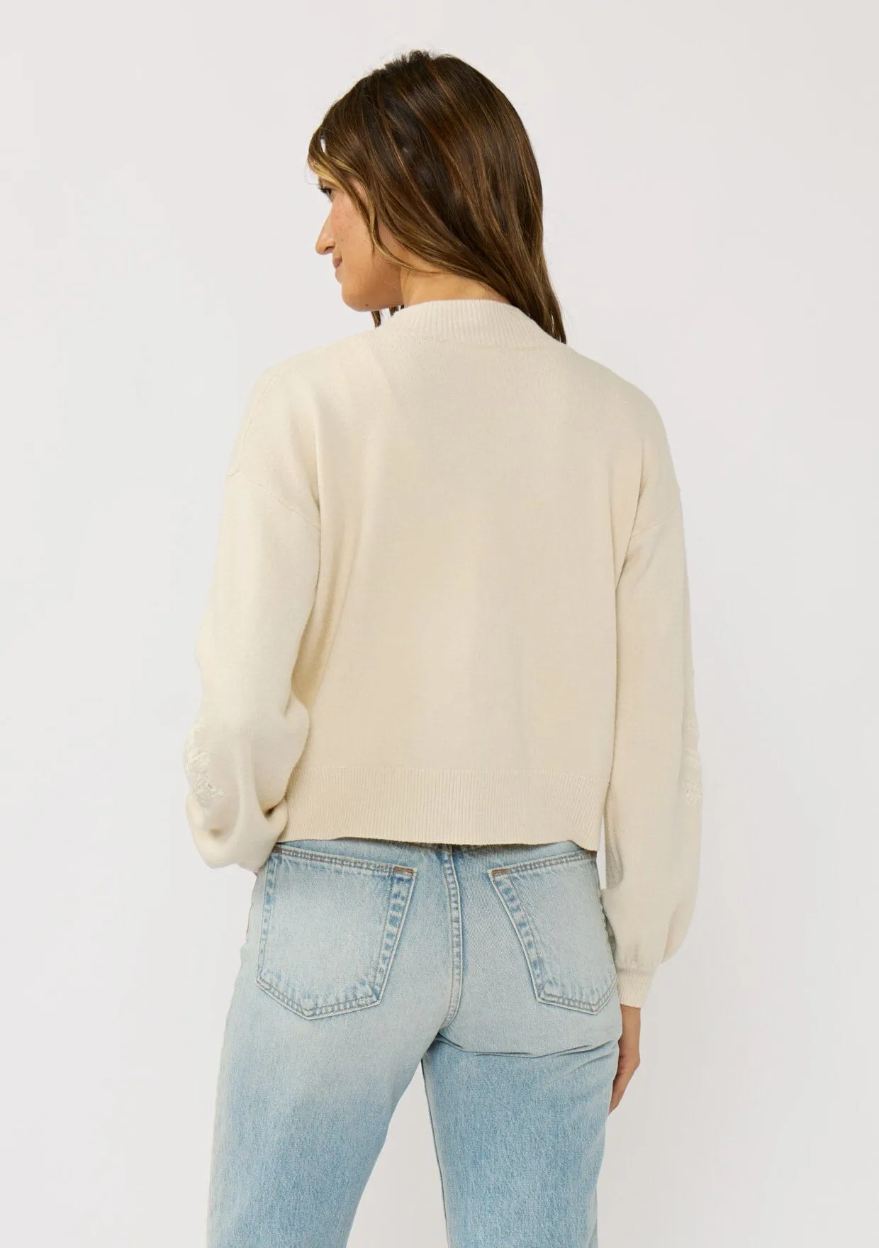 Brinley Embroidered Cardigan sold by lovestitch product image thumbnail 3