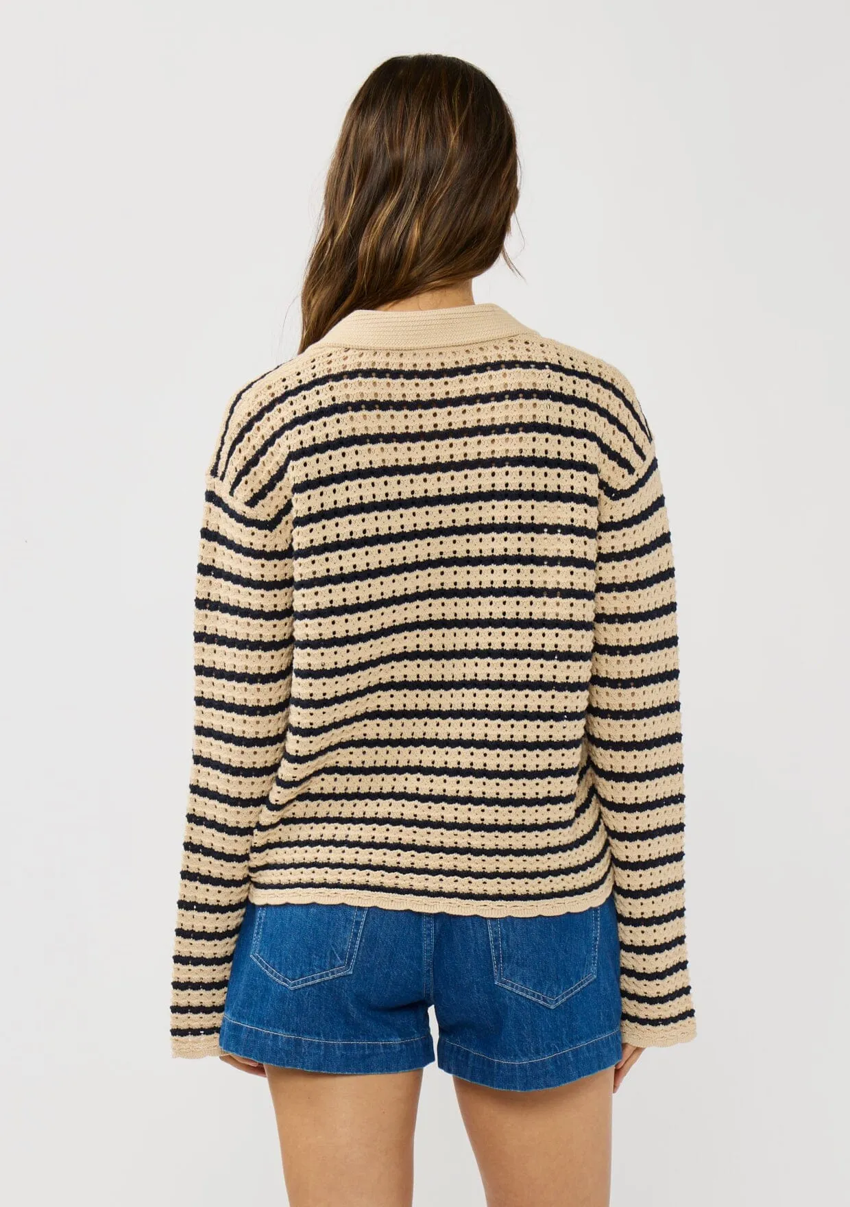Santorini Striped Cardigan sold by lovestitch product image thumbnail 4
