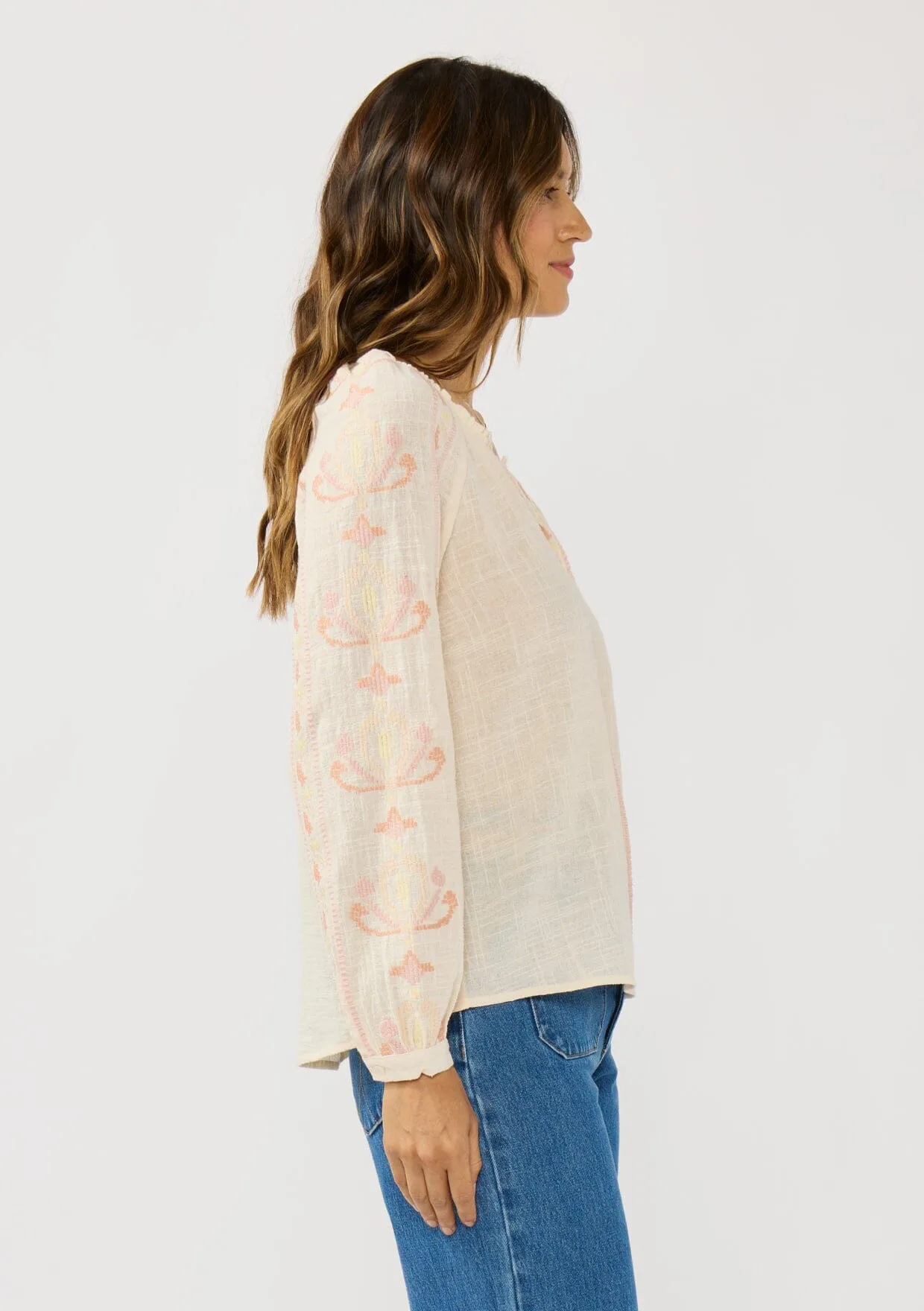 Quinn Embroidered Blouse sold by lovestitch product image thumbnail 3