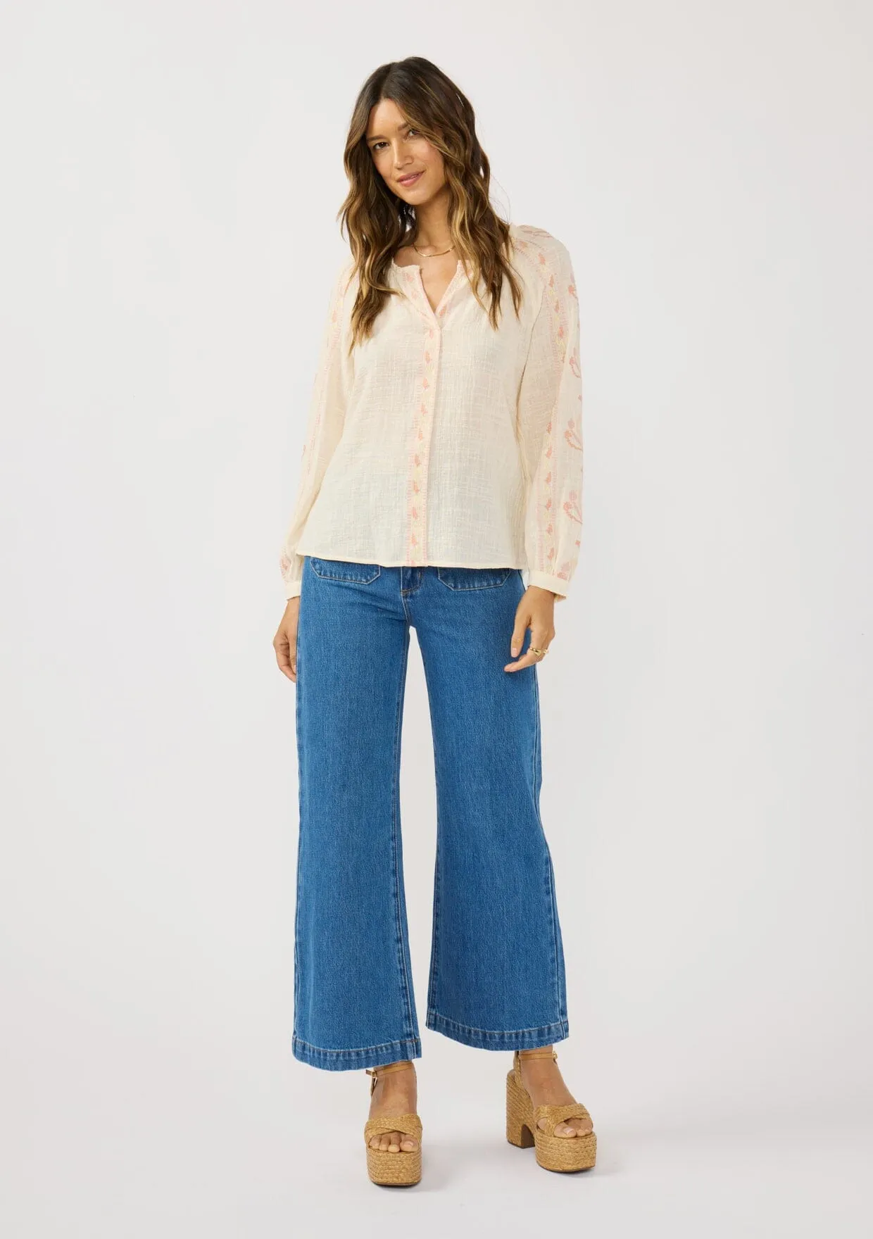Quinn Embroidered Blouse sold by lovestitch product image thumbnail 2