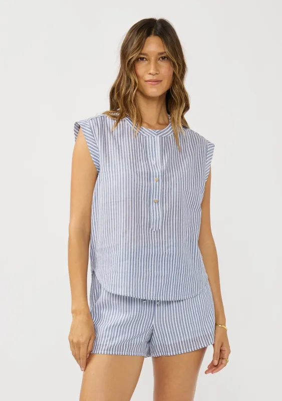 Coastline Striped Top made by lovestitch