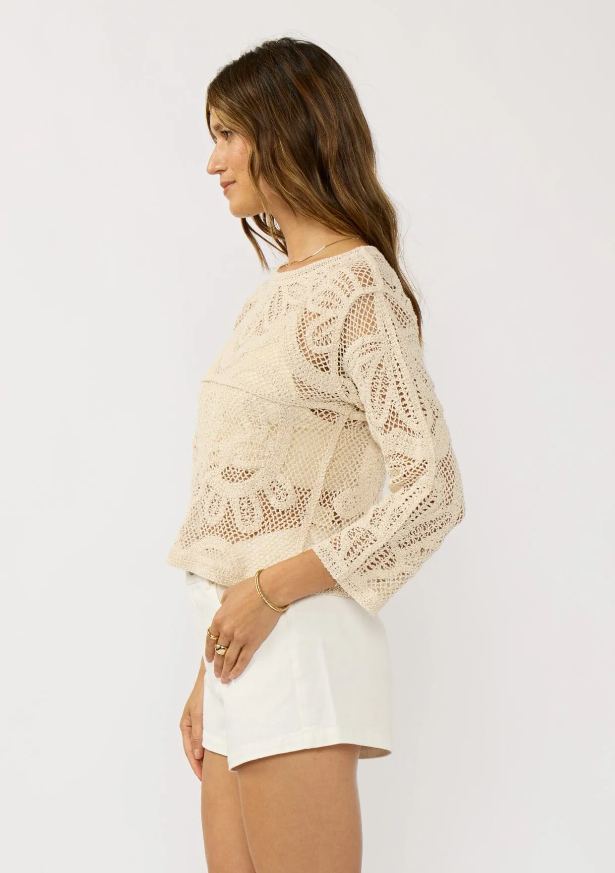 Lani Crochet Top sold by lovestitch product image thumbnail 3