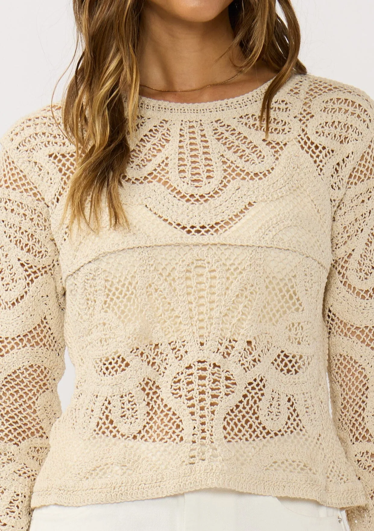 Lani Crochet Top sold by lovestitch product image thumbnail 5