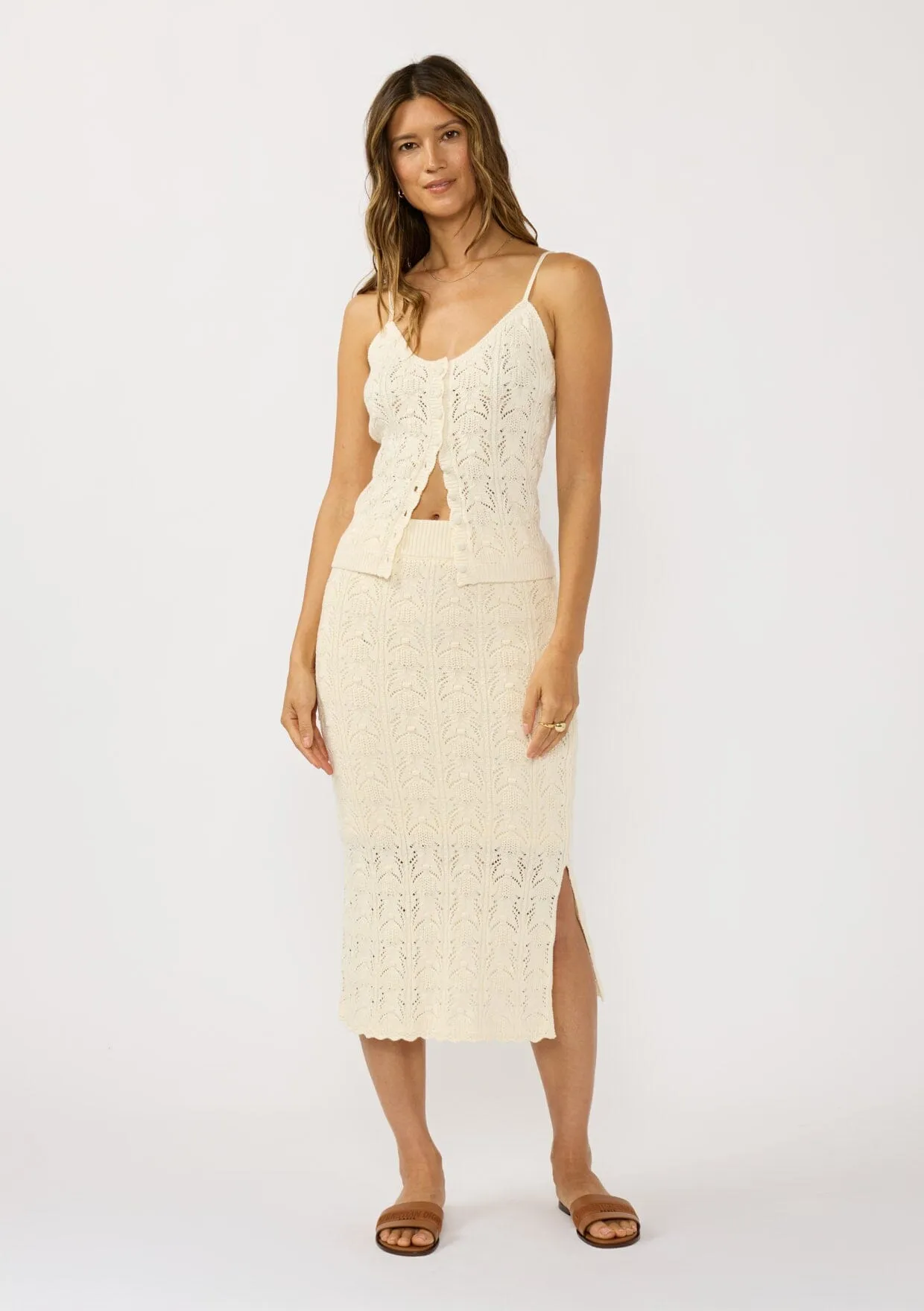 Harley Pointelle Midi Skirt sold by lovestitch product image thumbnail 4