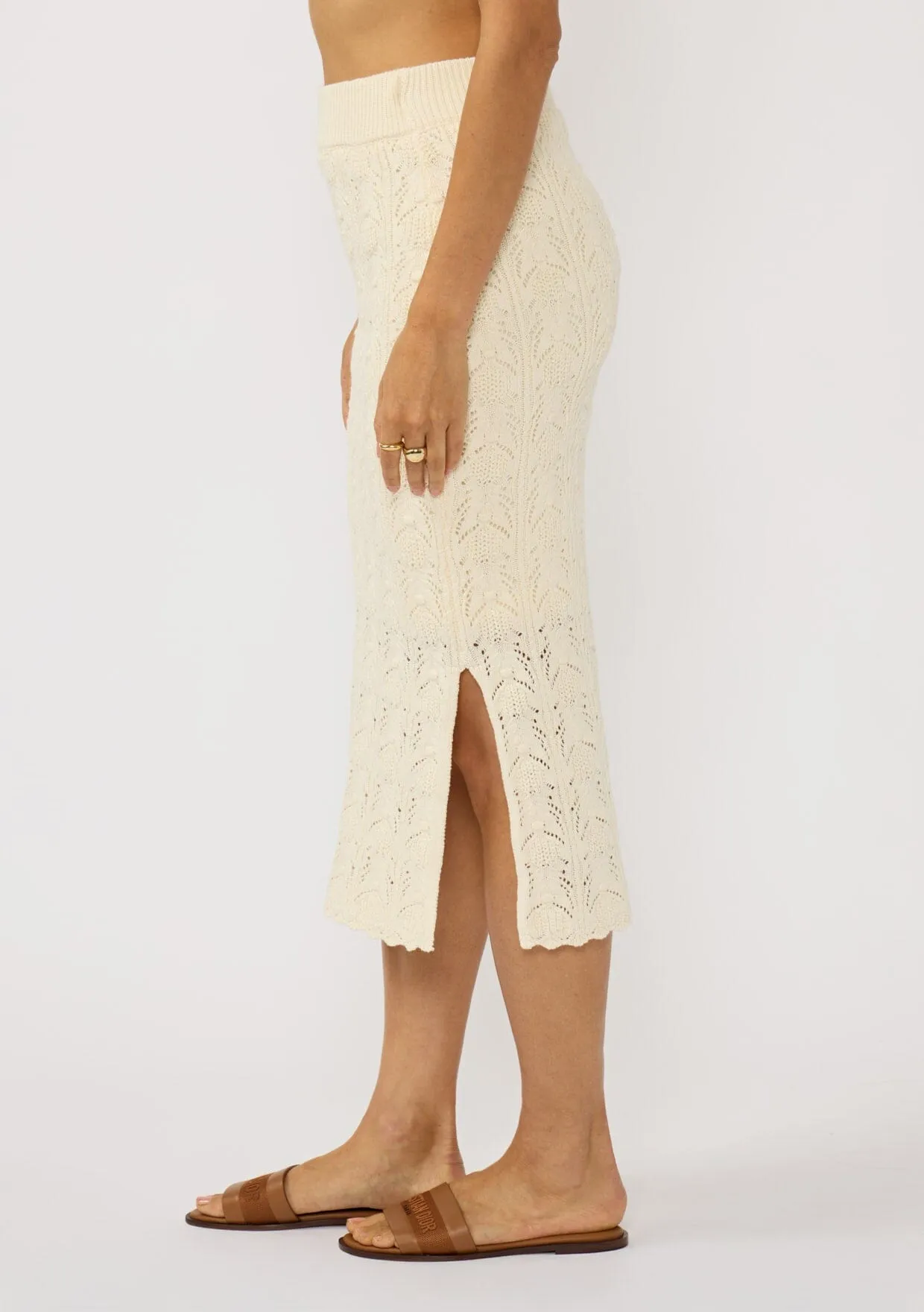 Harley Pointelle Midi Skirt sold by lovestitch product image thumbnail 2