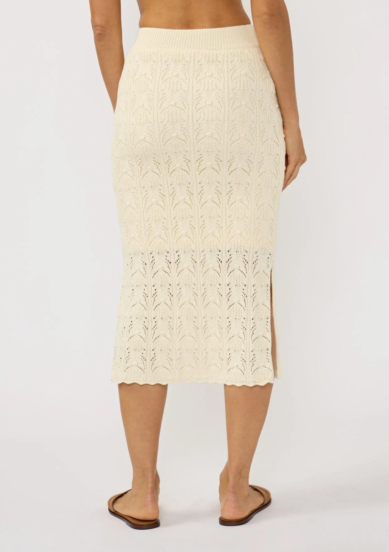 Harley Pointelle Midi Skirt sold by lovestitch product image thumbnail 3