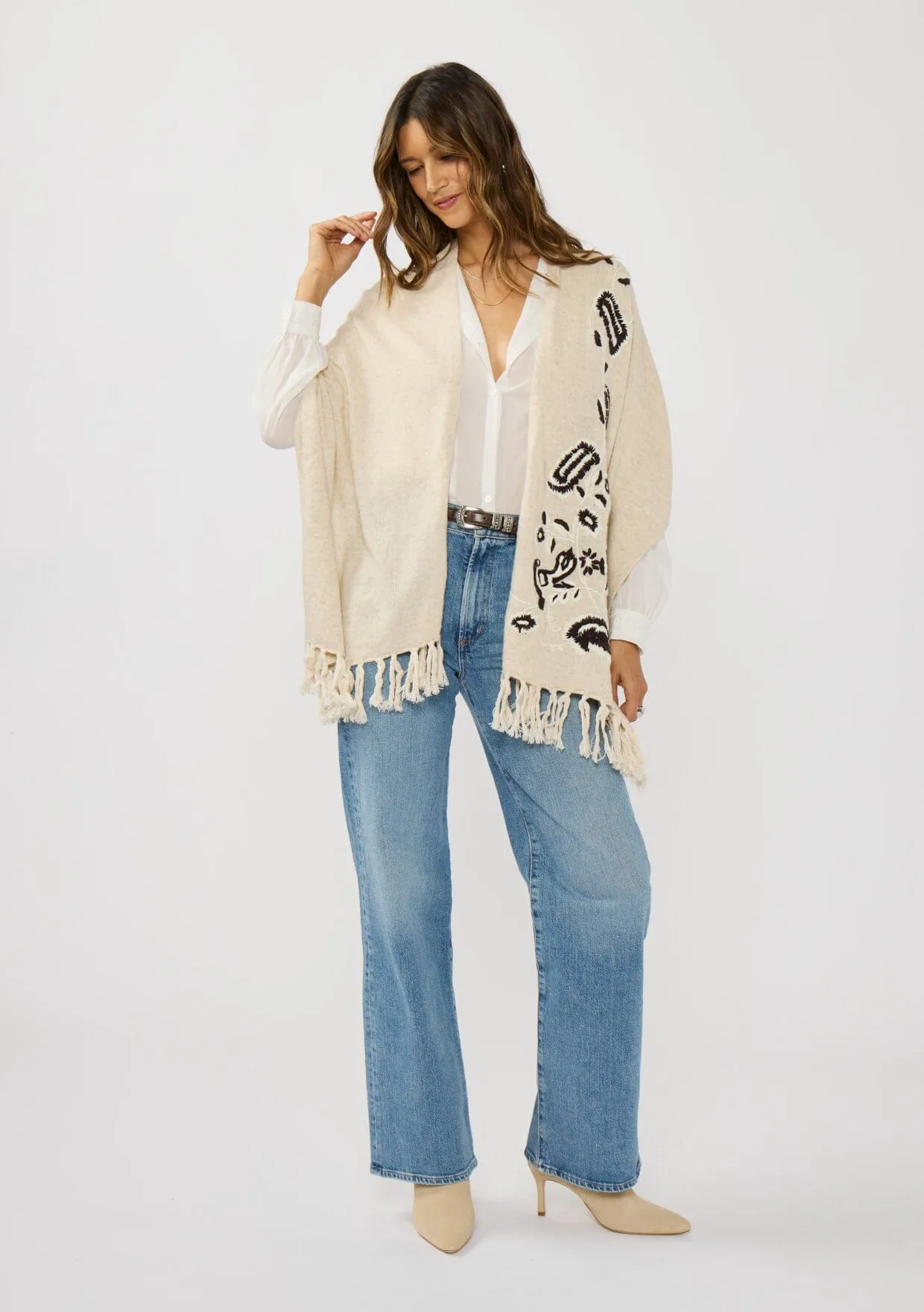 Willow Embroidered Poncho sold by lovestitch product image thumbnail 4