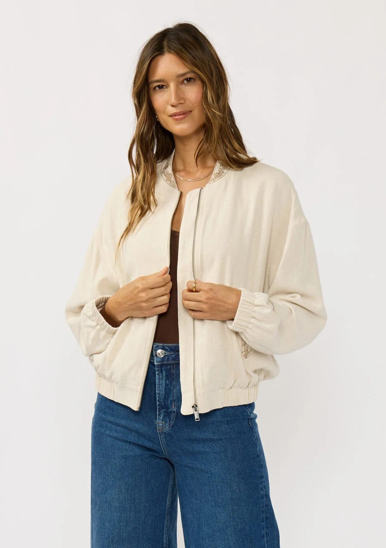 Evora Embroidered Jacket sold by lovestitch