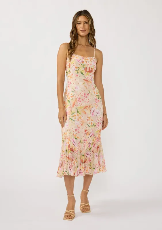 Songbird Pleated Midi Dress made by lovestitch