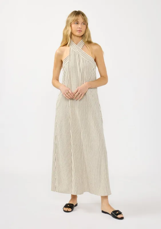 Coastal Retreat Striped Maxi Dress made by lovestitch