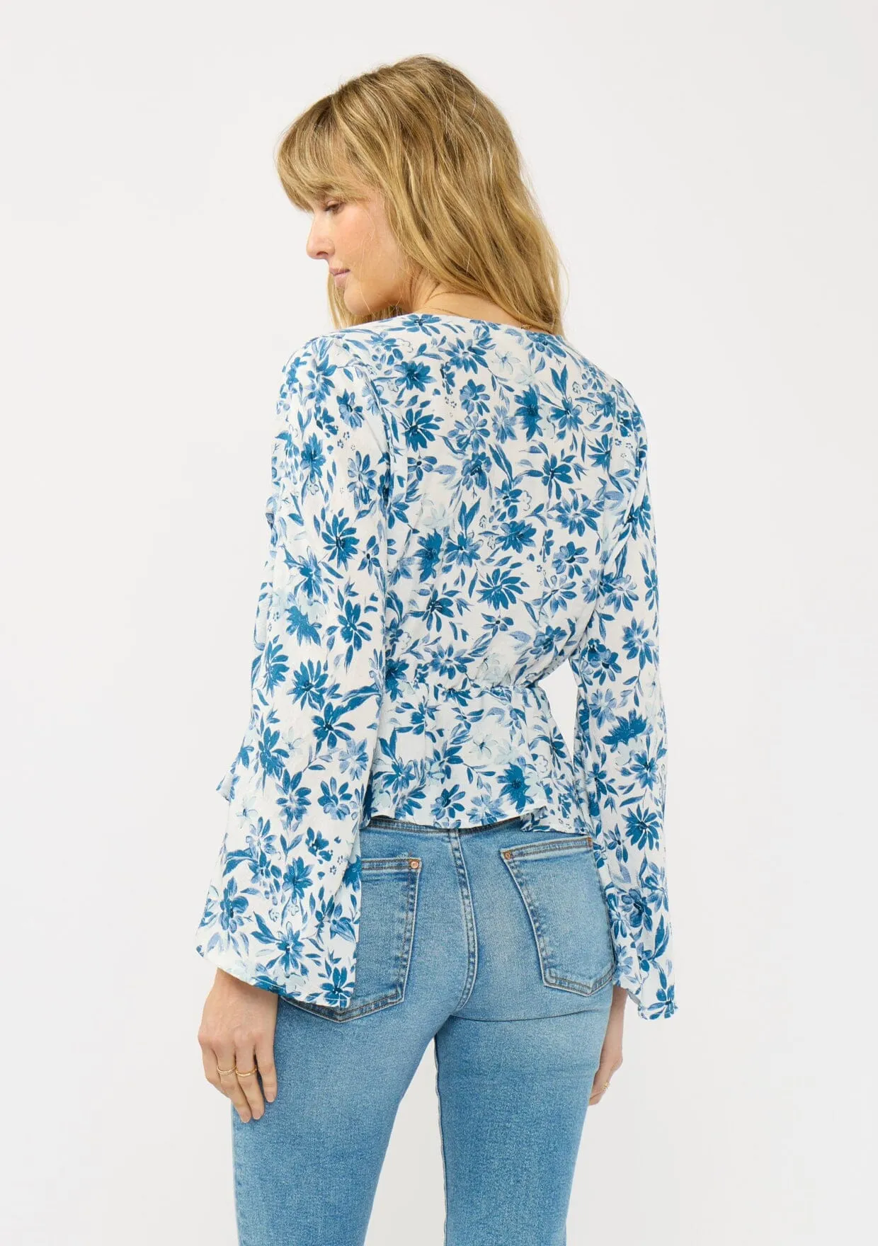 Leanne Tie Front Blouse sold by lovestitch product image thumbnail 3