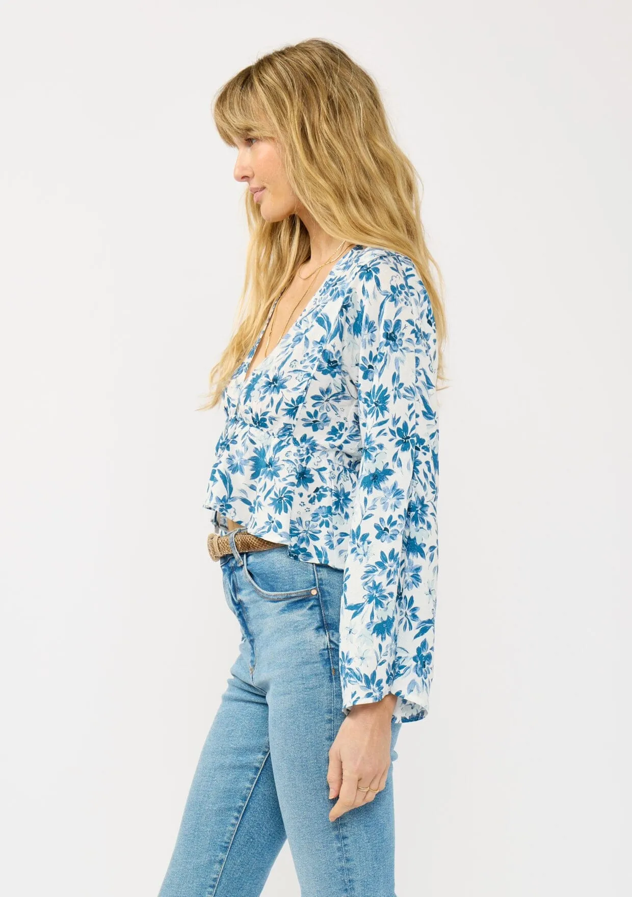 Leanne Tie Front Blouse sold by lovestitch product image thumbnail 4