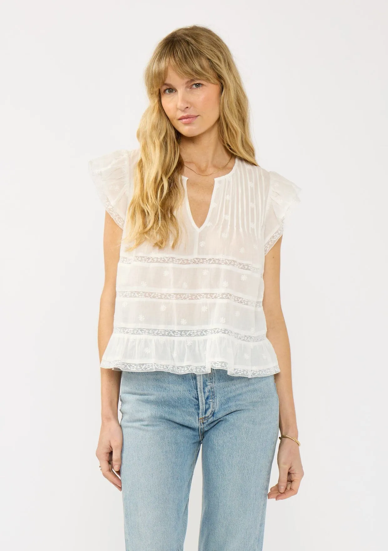Mariette Lace Top sold by lovestitch product image thumbnail 4