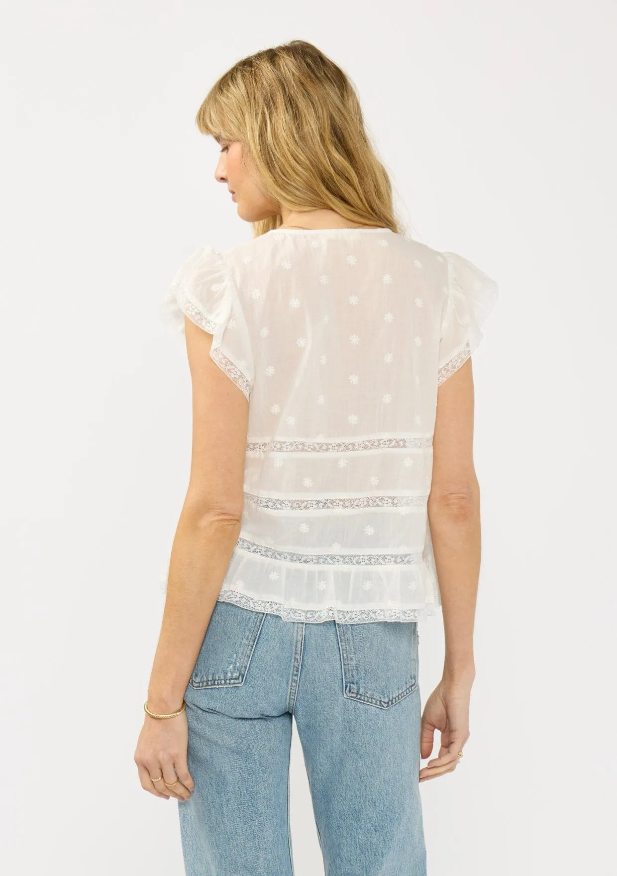 Mariette Lace Top sold by lovestitch product image thumbnail 3
